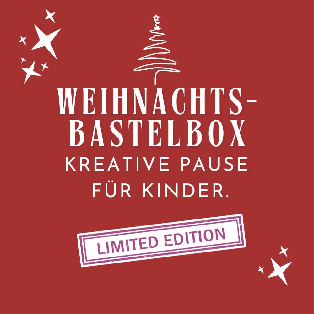 Grosse Weihnachts-Bastelbox für viele kreative Stunden