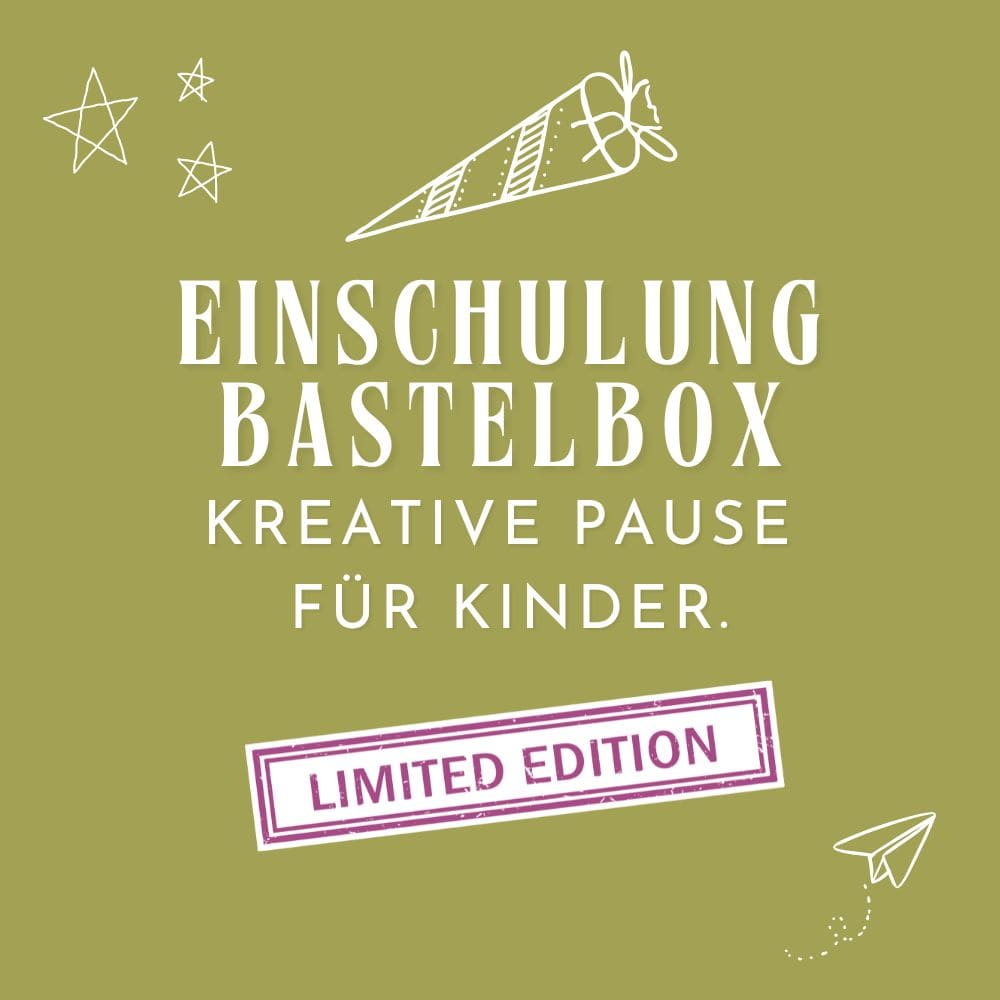 Grosse Einschulungs-Bastelbox