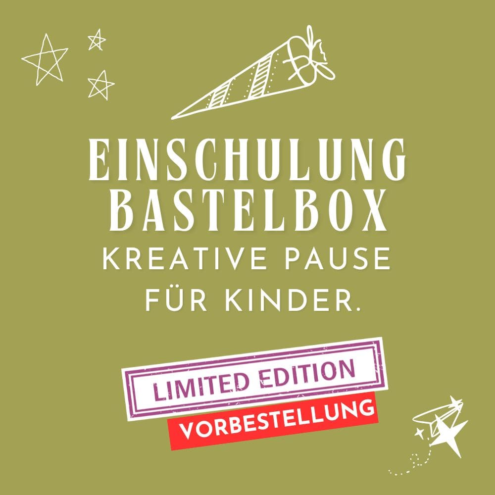 Grosse Einschulungs-Bastelbox
