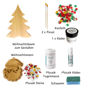 Grosse Weihnachts-Bastelbox für viele kreative Stunden