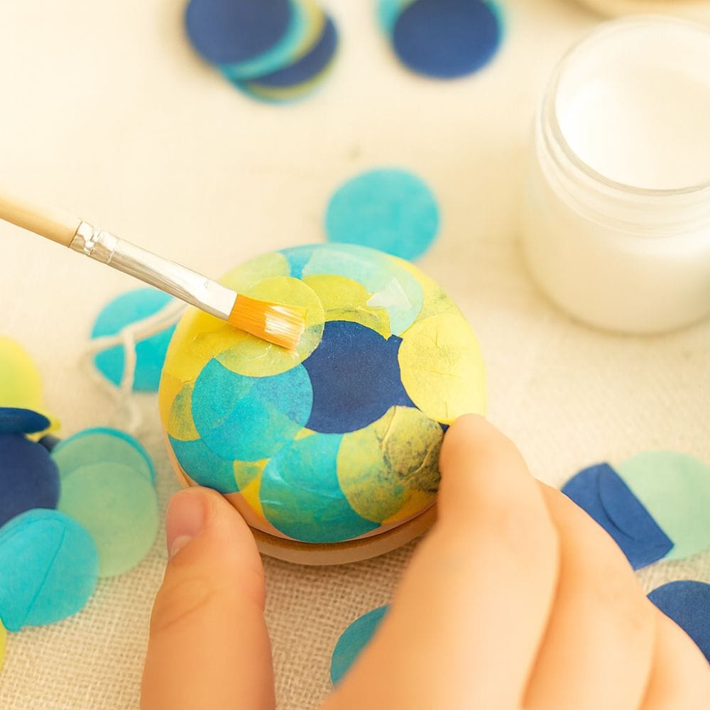 Kreatives Bastelset - Bunte Jojo's für 8 Kinder