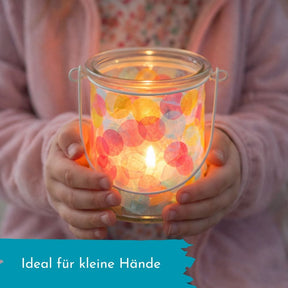Glaslaterne - Konfetti Kreativ-Set