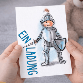 Ritter Einladung - 10 Stück
