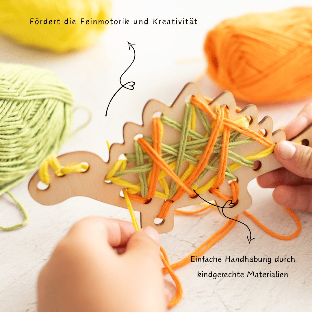 Dino-Bastelset – Dein kreativer Fädelspaß für den Dino-Geburtstag!