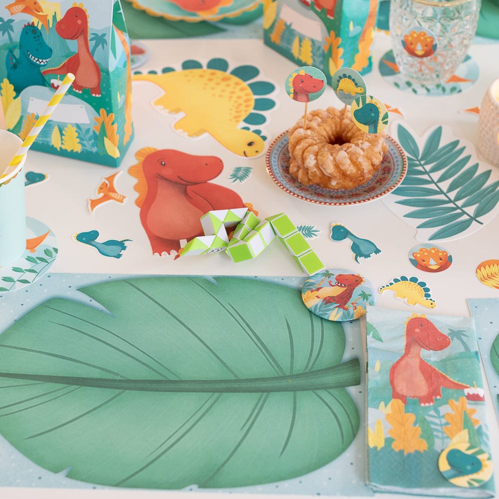 Tischsets zum Ausmalen - Dino - 10 Stück
