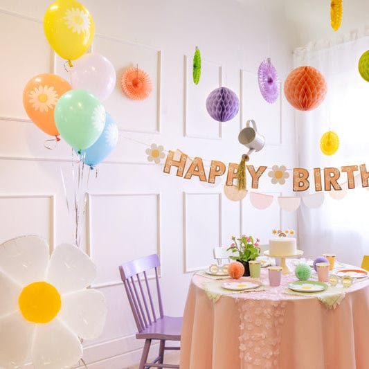 Luftballons 30 cm, Blümchen, Mix