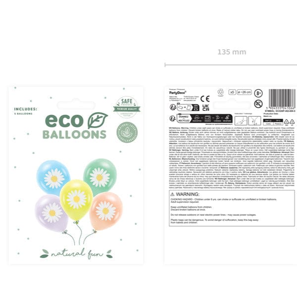 Luftballons 30 cm, Blümchen, Mix