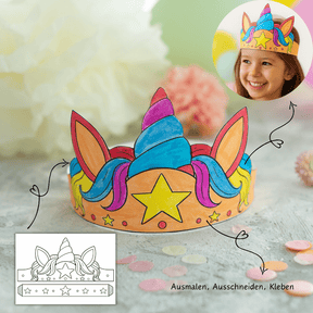 Einhorn-Bastelset – Kreativer Fädelspaß für den Einhorn-Geburtstag!
