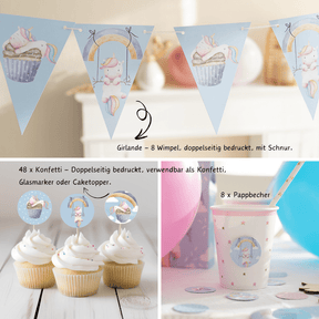 Mottobox - Baby Einhorn Geburtstag