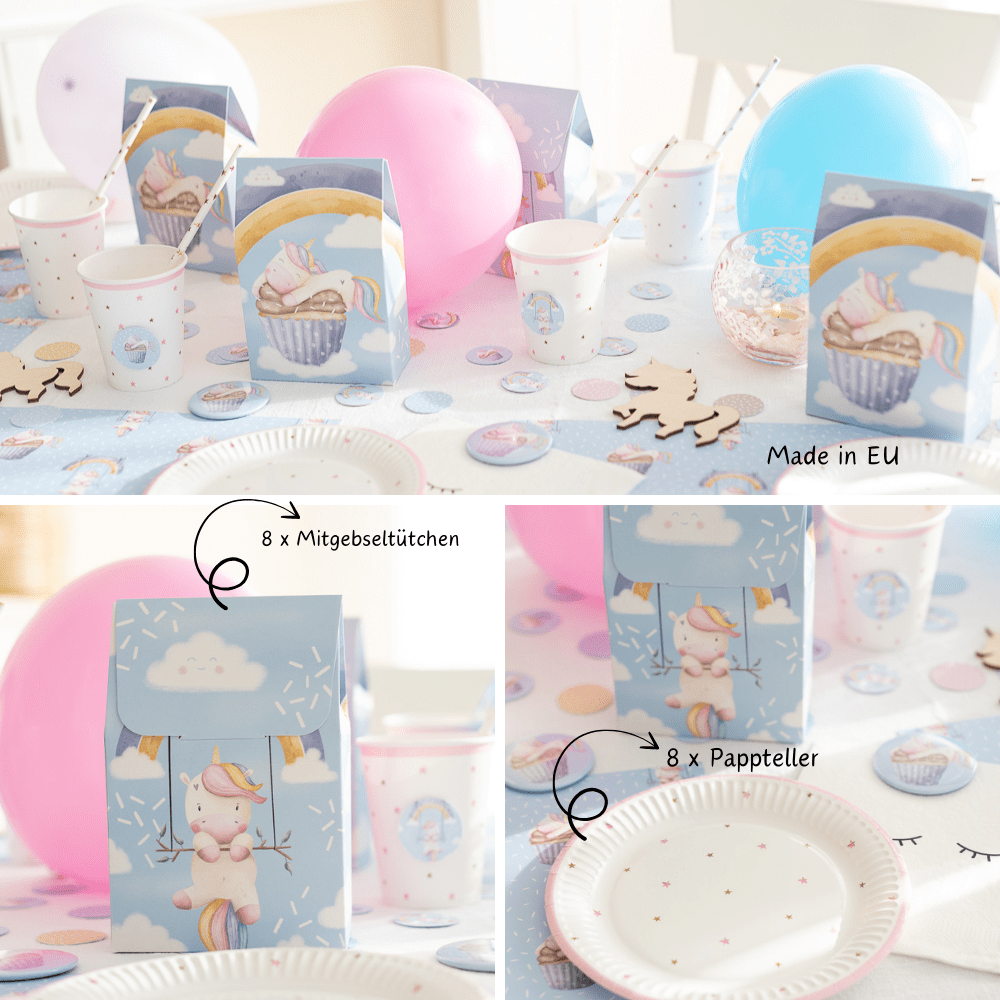 Mottobox - Baby Einhorn Geburtstag