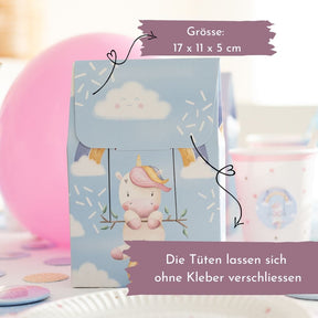 Mitgebseltütchen Baby Einhorn 10 Stück