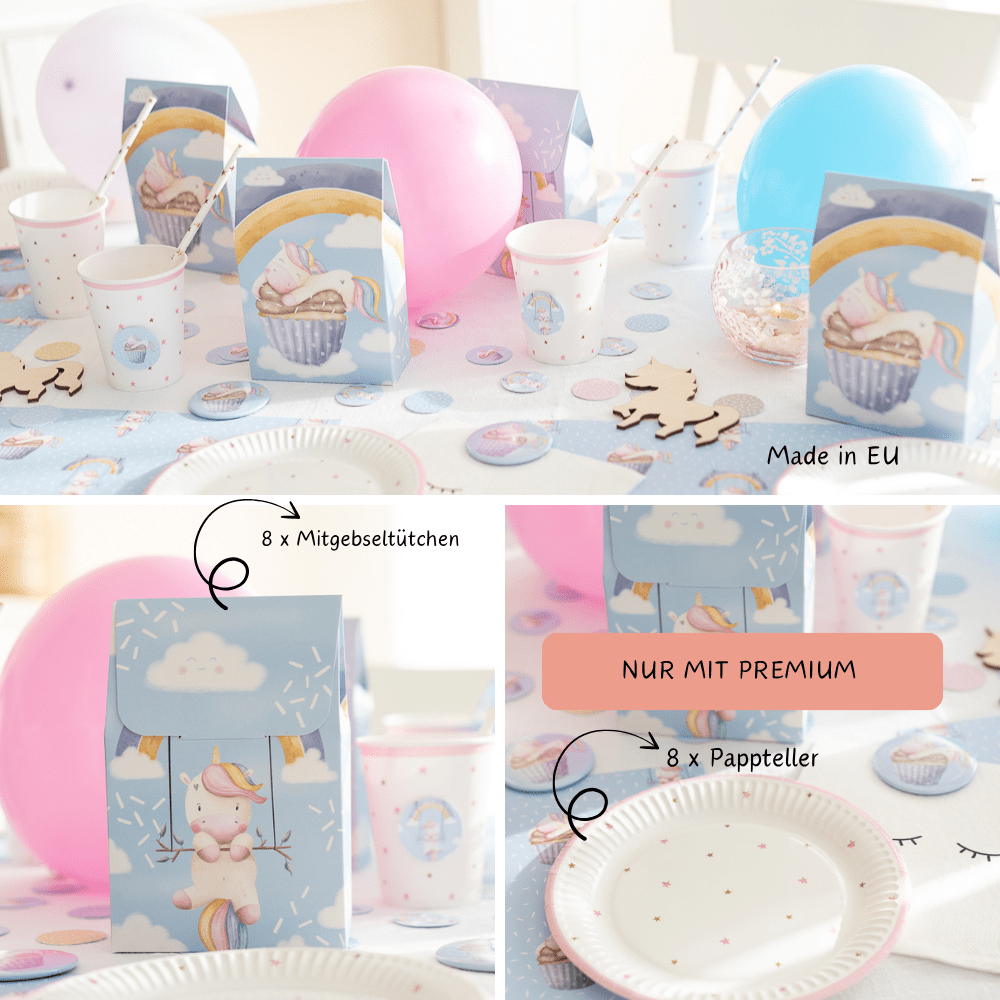 Mottobox - Baby Einhorn Geburtstag