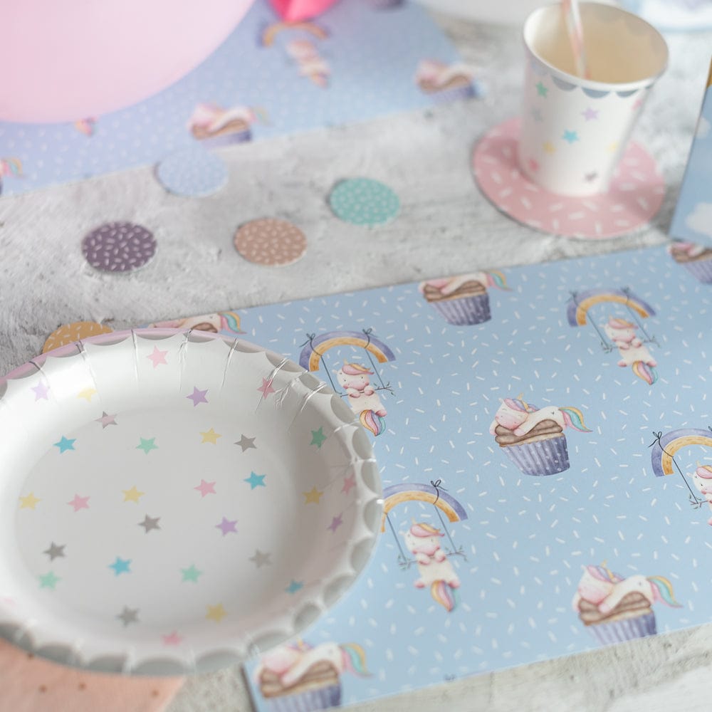 Tischsets zum Ausmalen - Baby Einhorn - 10 Stück