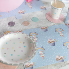 Tischsets zum Ausmalen - Baby Einhorn - 10 Stück