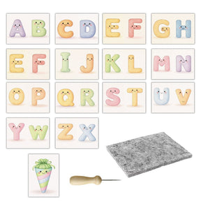 Prickel-Set  ABC - zur Einschulung