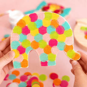 Kreatives Bastelset „Elefant mit Konfetti“