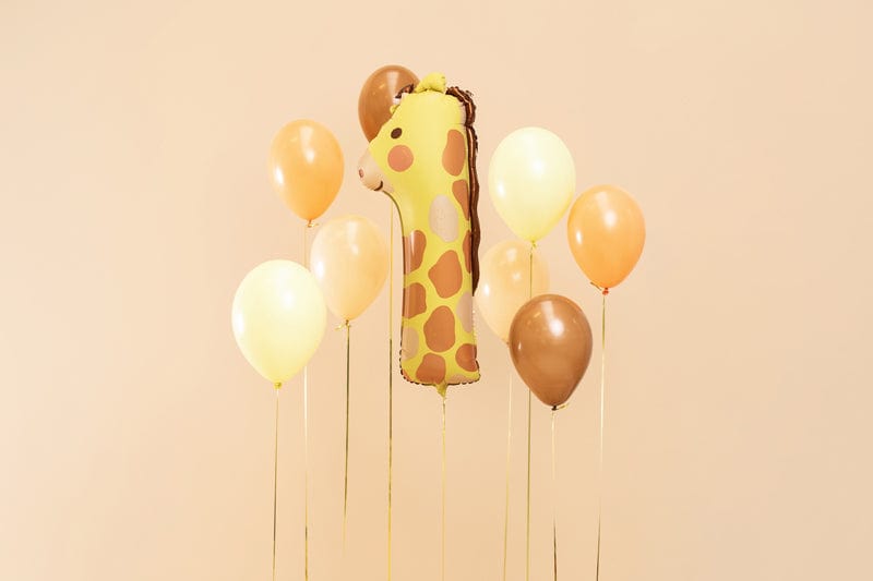 Luftballon Folienzahl 1 Giraffe