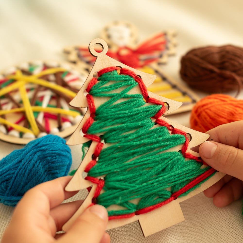 Fädel-Bastelset für Weihnachten
