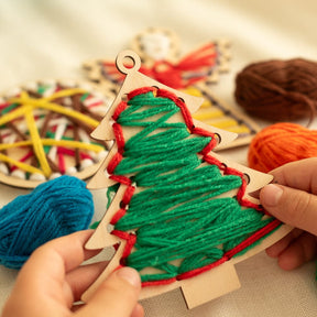 Fädel-Bastelset für Weihnachten