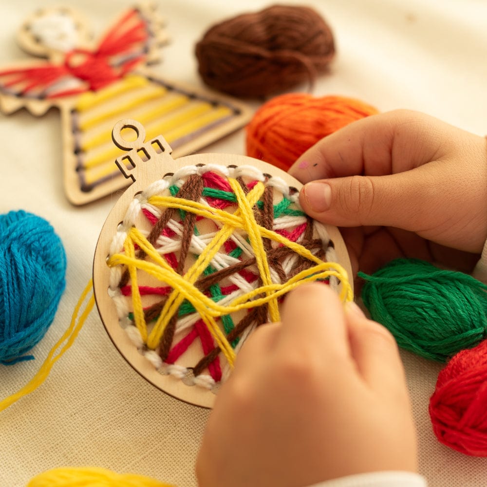 Fädel-Bastelset für Weihnachten