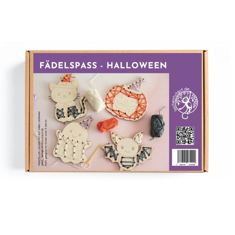 Kreativer Fädelspaß Halloween
