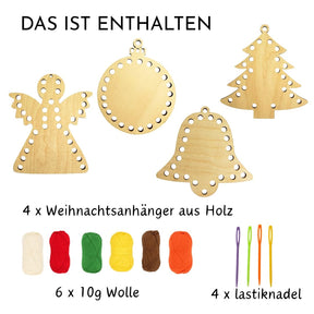 Fädel-Bastelset für Weihnachten