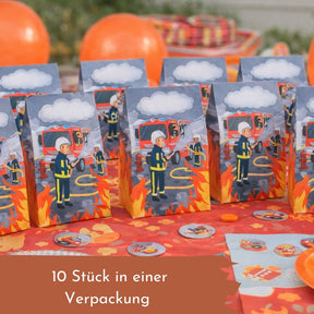 Mitgebseltütchen Feuerwehr 10 Stück