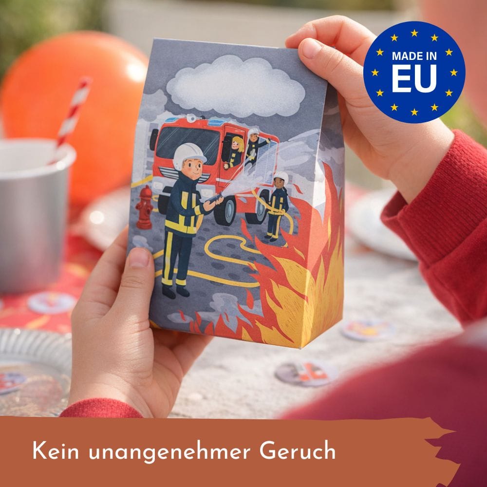 Mitgebseltütchen Feuerwehr 10 Stück