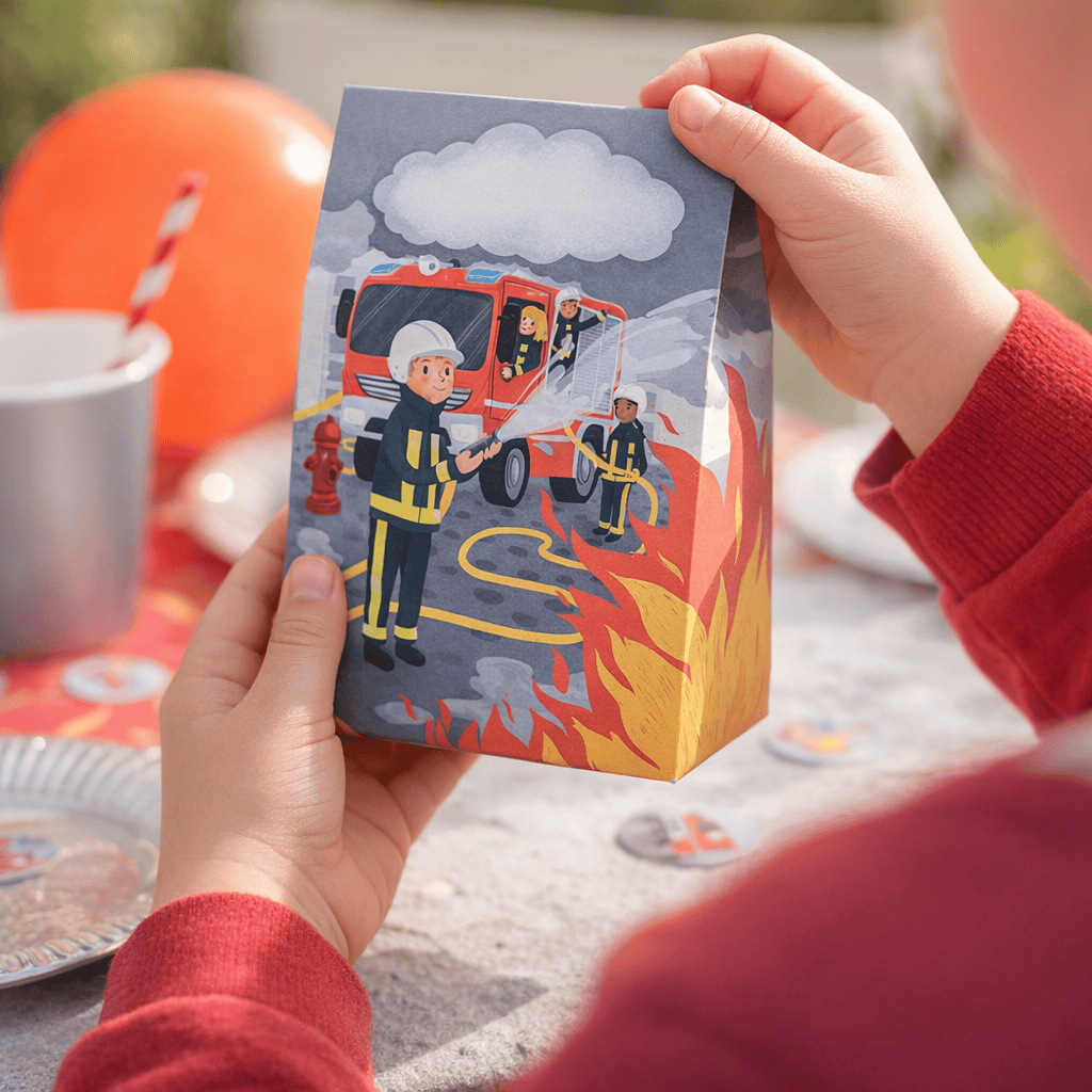 Mitgebseltütchen Feuerwehr 10 Stück
