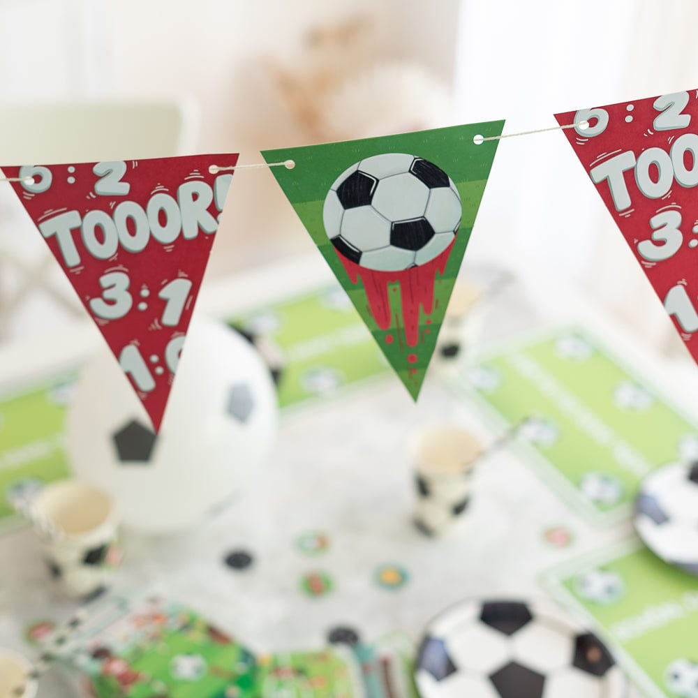 fussball geburstag deko, fussball Kindergeburtstag, fussball mottobox 