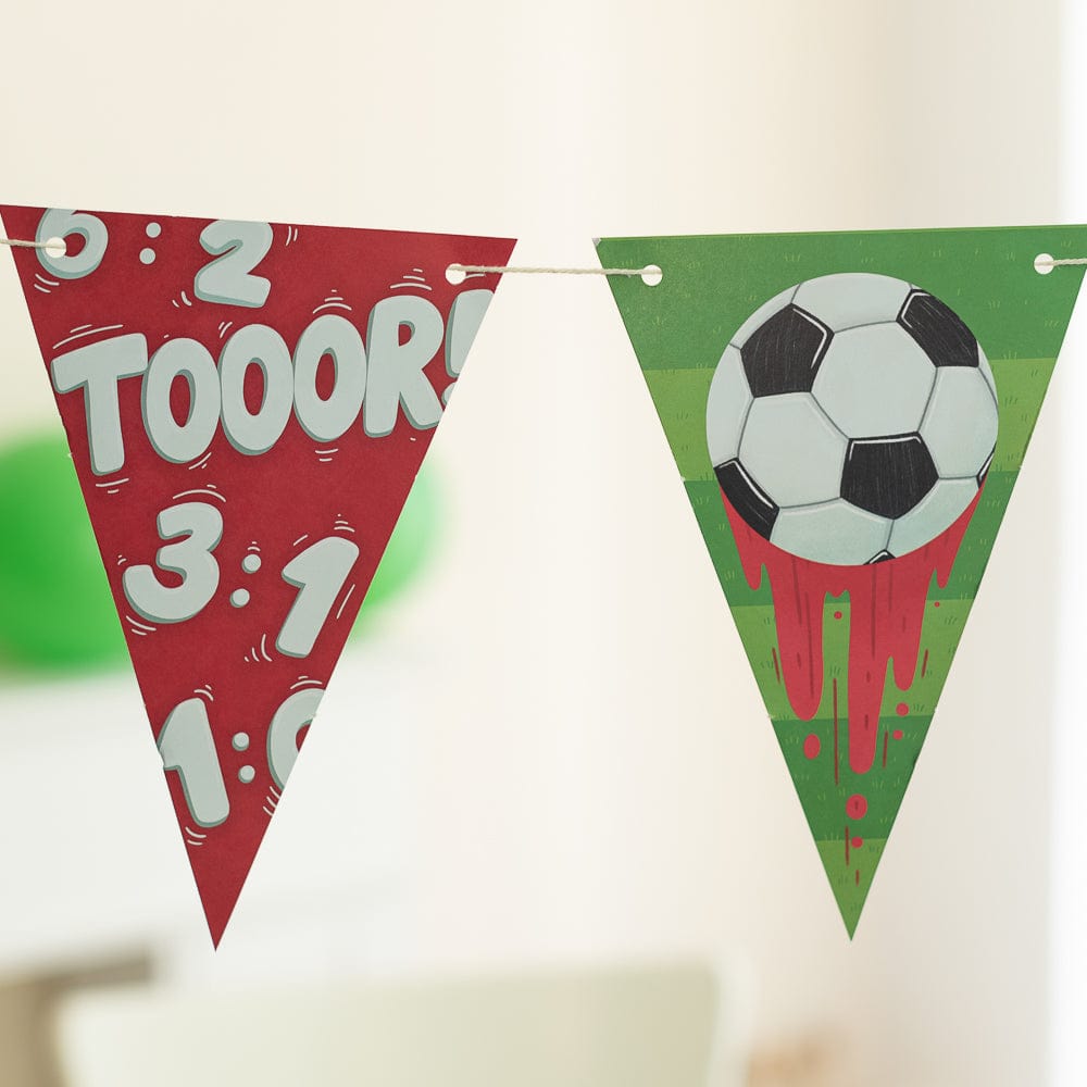 fussball geburstag deko, fussball Kindergeburtstag, fussball mottobox 