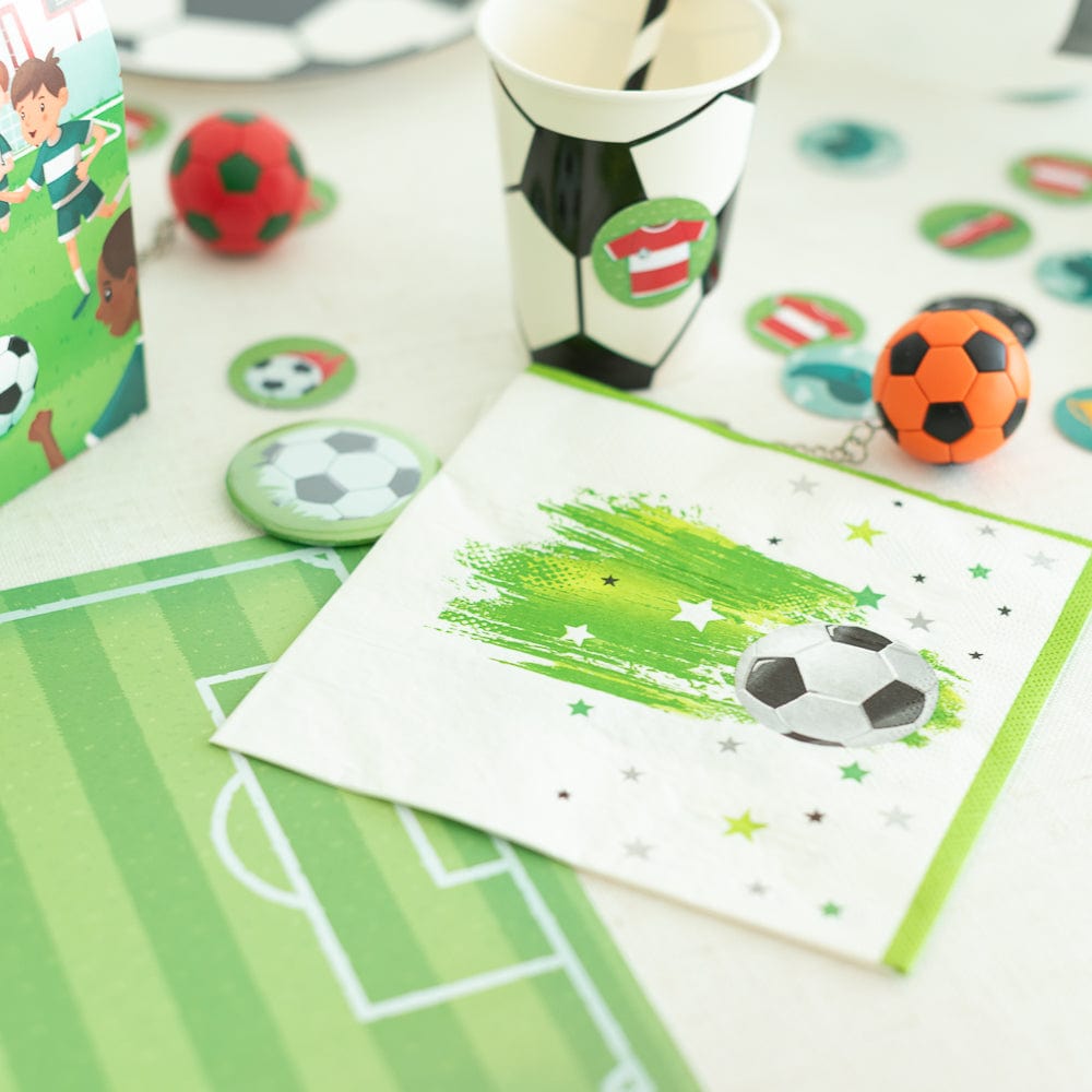 fussball geburstag deko, fussball Kindergeburtstag, fussball mottobox 