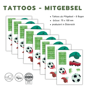 Fussball Tattoos 10 Stück