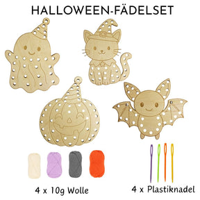 Kreativer Fädelspaß Halloween