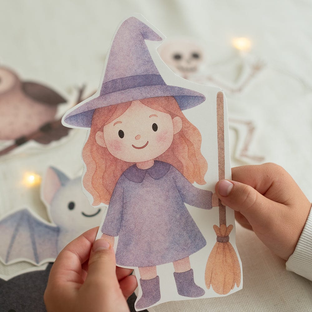 Halloween-Girlande zum Ausdrucken
