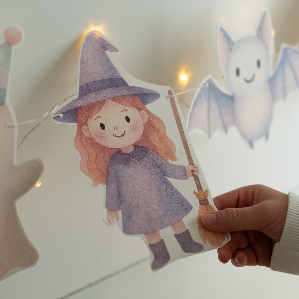 Halloween-Girlande zum Ausdrucken