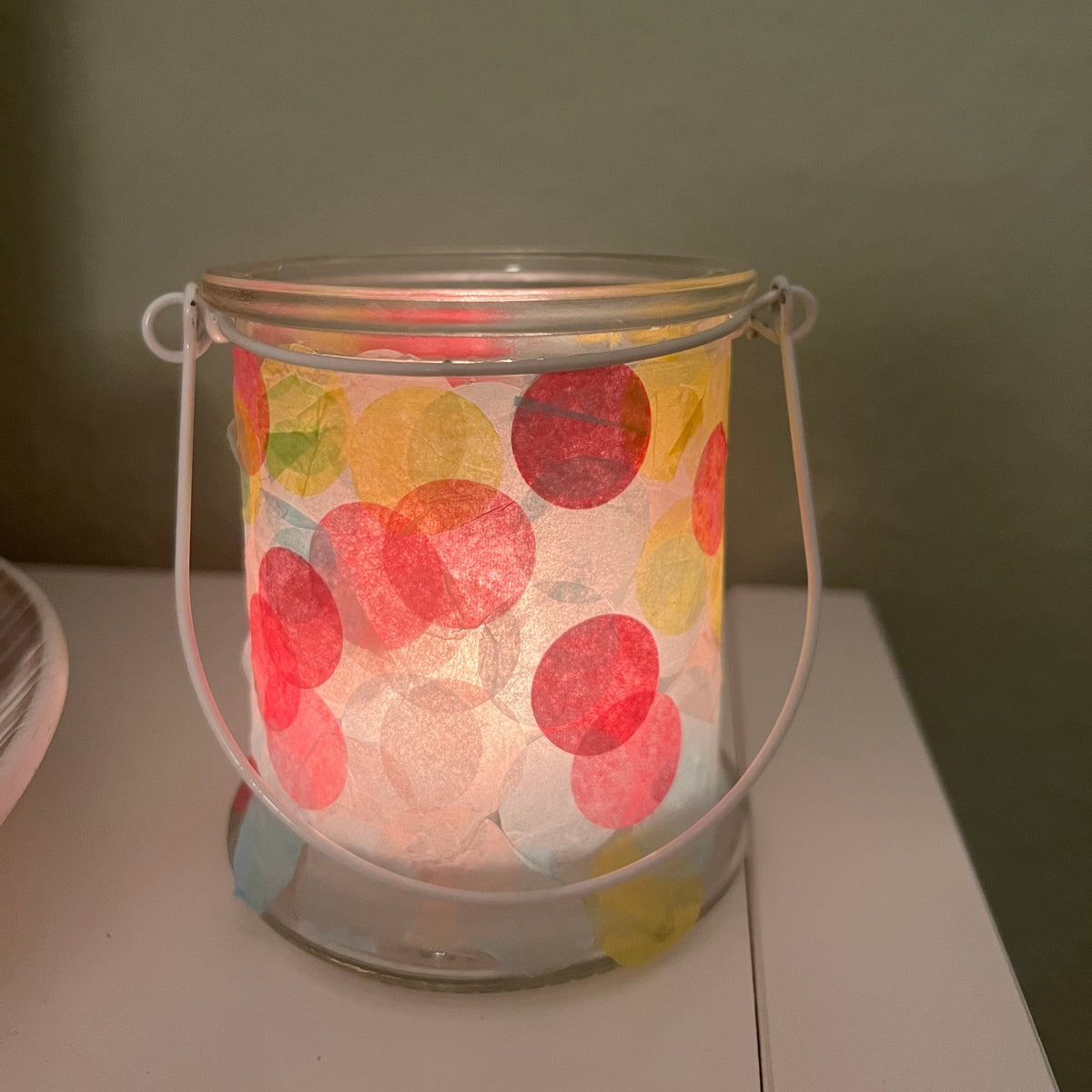 Glaslaterne - Konfetti Kreativ-Set