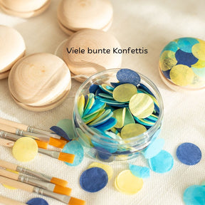 Kreatives Bastelset - Bunte Jojo's für 8 Kinder