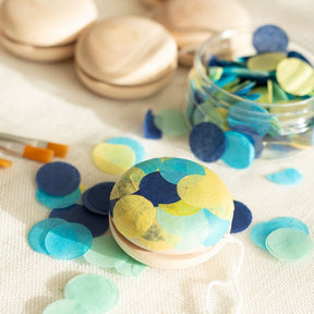 Kreatives Bastelset - Bunte Jojo's für 8 Kinder