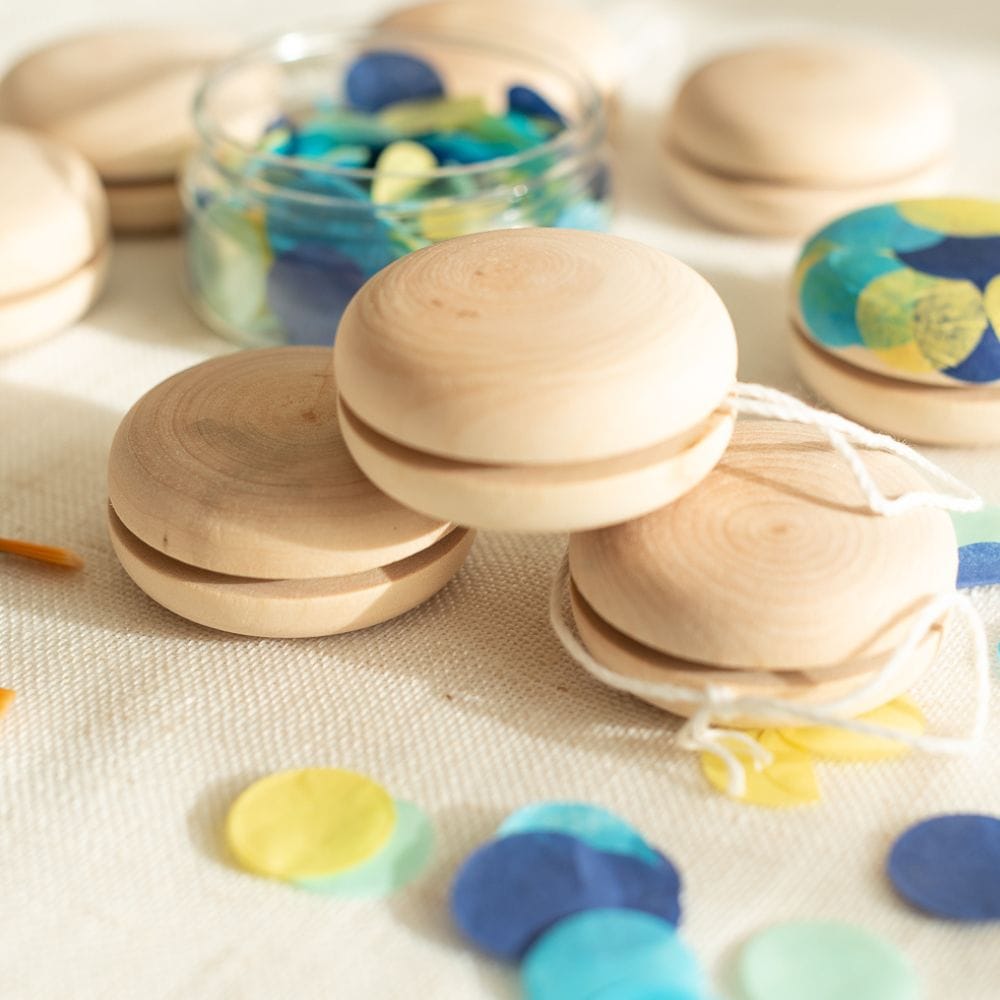 Kreatives Bastelset - Bunte Jojo's für 8 Kinder