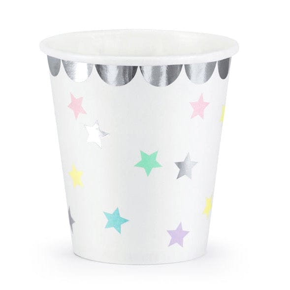 Becher Sterne, 180 ml - 6 Stück