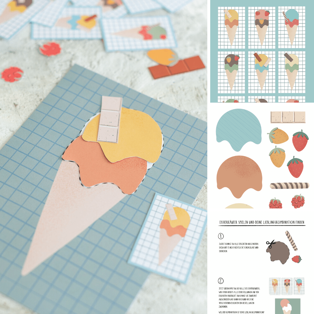 Kognitive Spiele für Kinder: Interaktive und Kreative PDF-Vorlagen zum Ausdrucken - Download