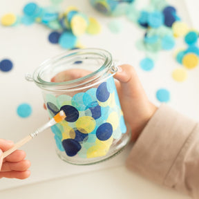 Glaslaterne - Konfetti Kreativ-Set