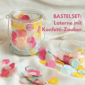 Glaslaterne - Konfetti Kreativ-Set