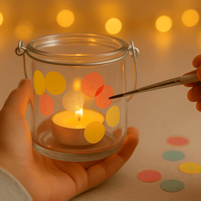 Glaslaterne - Konfetti Kreativ-Set