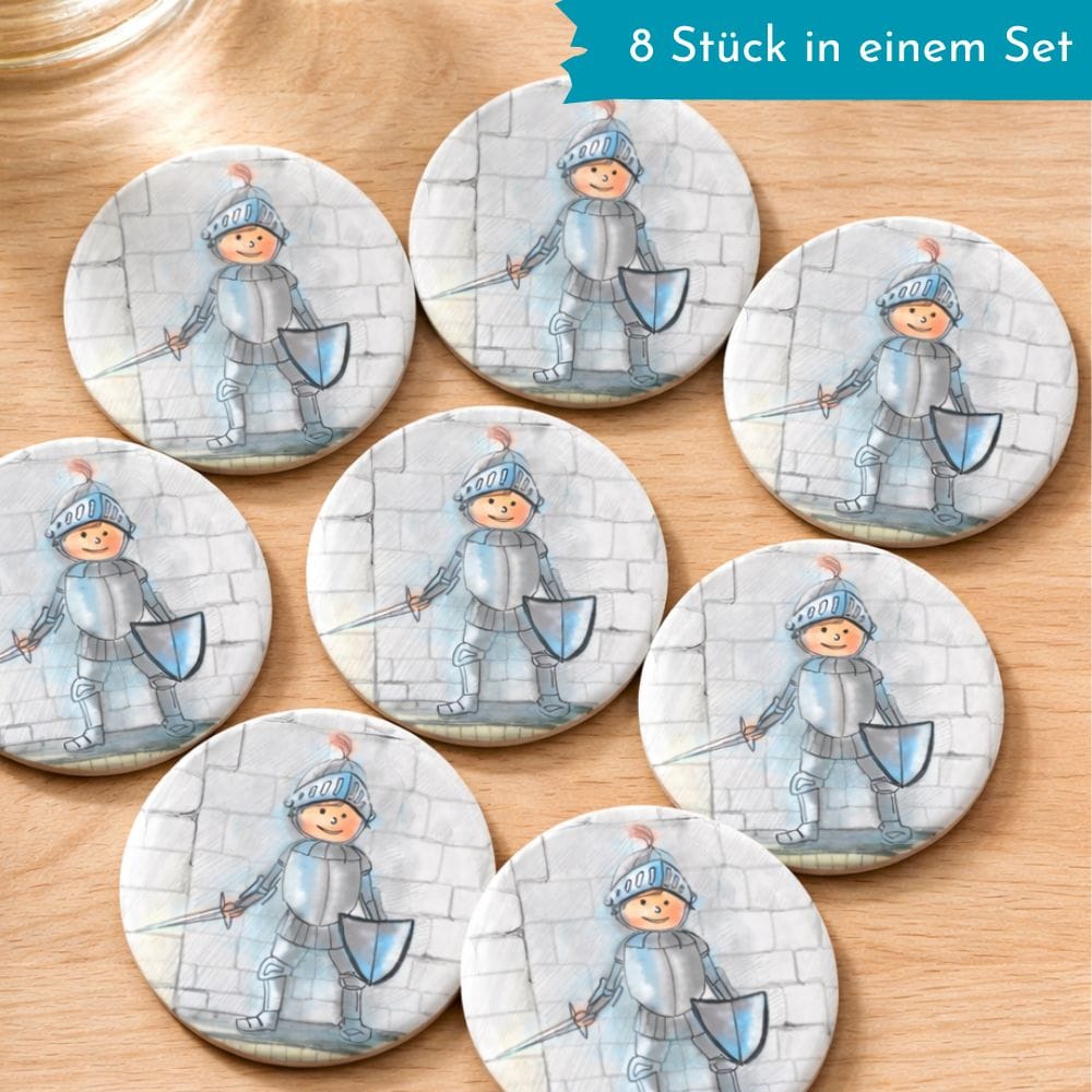 Ritter Magnet 8 Stück- Mitgebsel