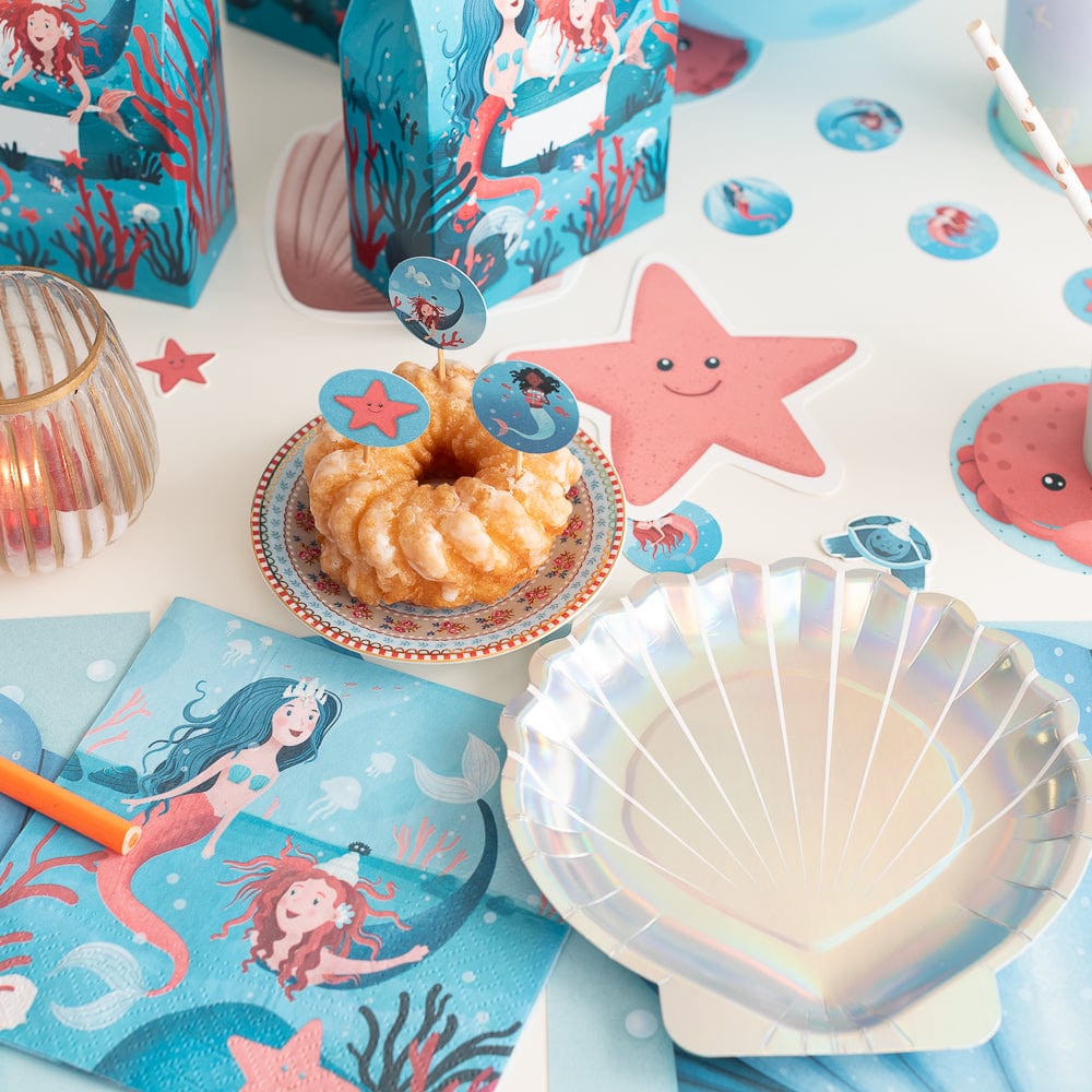 ULTIMATIVES PARTYSET zum Meerjungfrauen Geburtstag - alles in einer Box