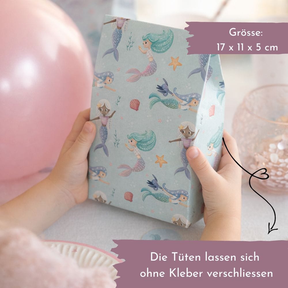 Mitgebseltütchen Meerjungfrau - 10 Stück