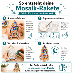 Mosaik Set - Rakete