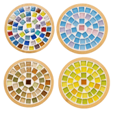 Mosaik Bastel-Set - 4 Mosaik Untersetzer